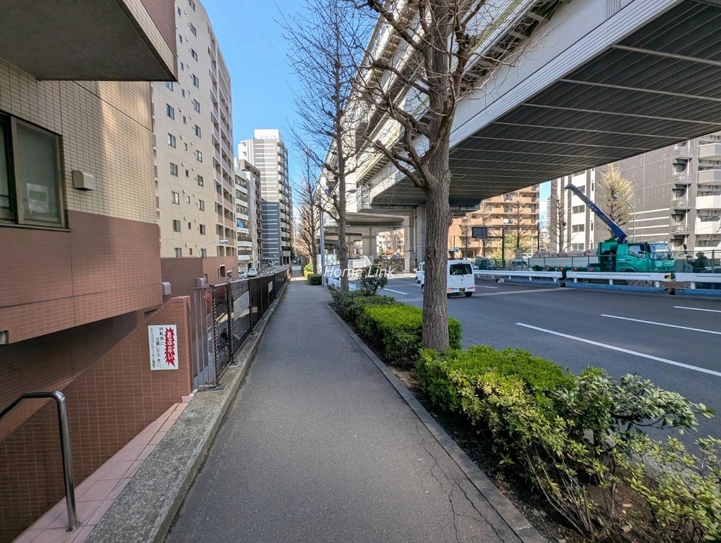 ルピナス大山グランドタワーjステージ　東側 前面道路歩道